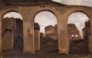 Corot Camille The Theater oil on canvas